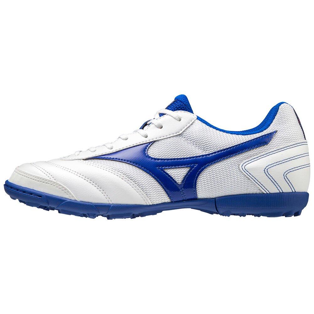 Men's Mizuno Football Boots White/Blue MRL Sala Club TF Shoes - Q1GB200302